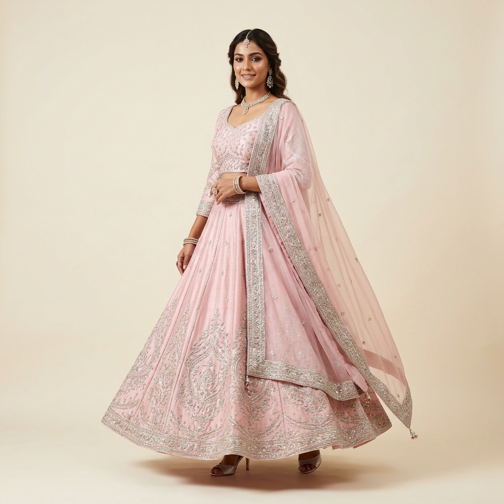 Pink Lehenga
